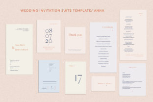 Anna Wedding Invitation Suite: A Modern Design Solution