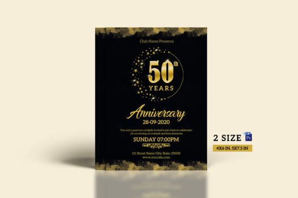 Anniversary Celebration Flyer: Modern Design for Memorable Events