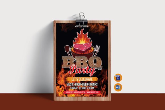 Elevate Your Event with a Professional BBQ Party Flyer Template
