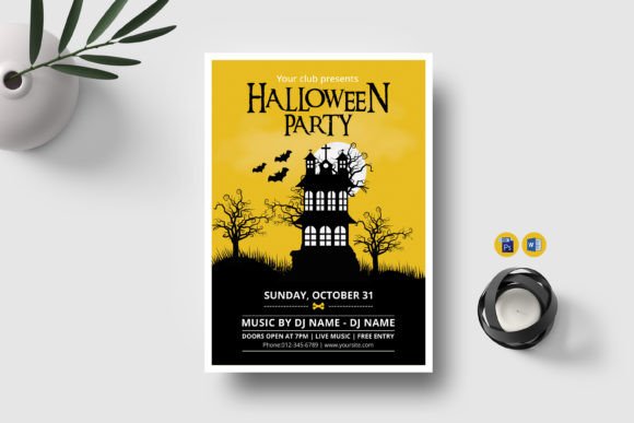 Elevate Your Event with a Professional Halloween Party Flyer Template