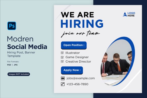 Elevate Your Recruitment with We Are Hiring Social Media Post 21