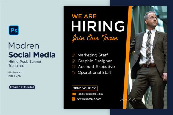 Elevate Your Recruitment with We Are Hiring Social Media Post 27