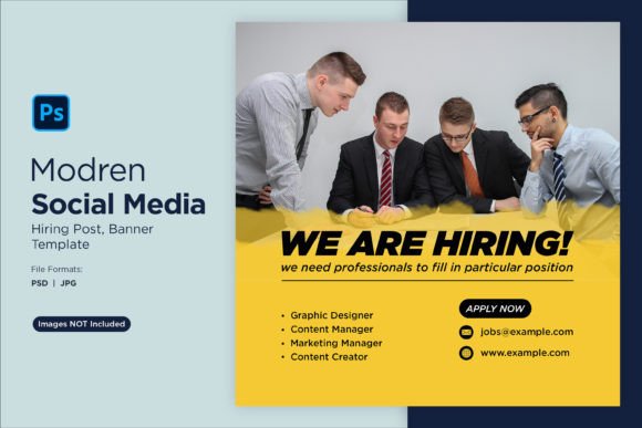We Are Hiring Social Media Post 02: A Designer's Template