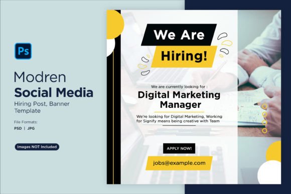 We Are Hiring Social Media Post 32: Elevate Your Recruitment Design