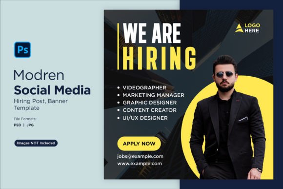 We Are Hiring Social Media Post 36: Elevate Your Recruitment Design