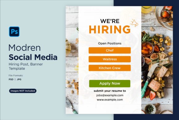 We Are Hiring Social Media Post 53: A Designer's Template
